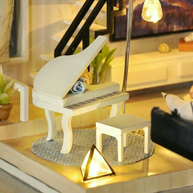 Mô Hình Lắp Ghép DIY - Biệt Thự Light