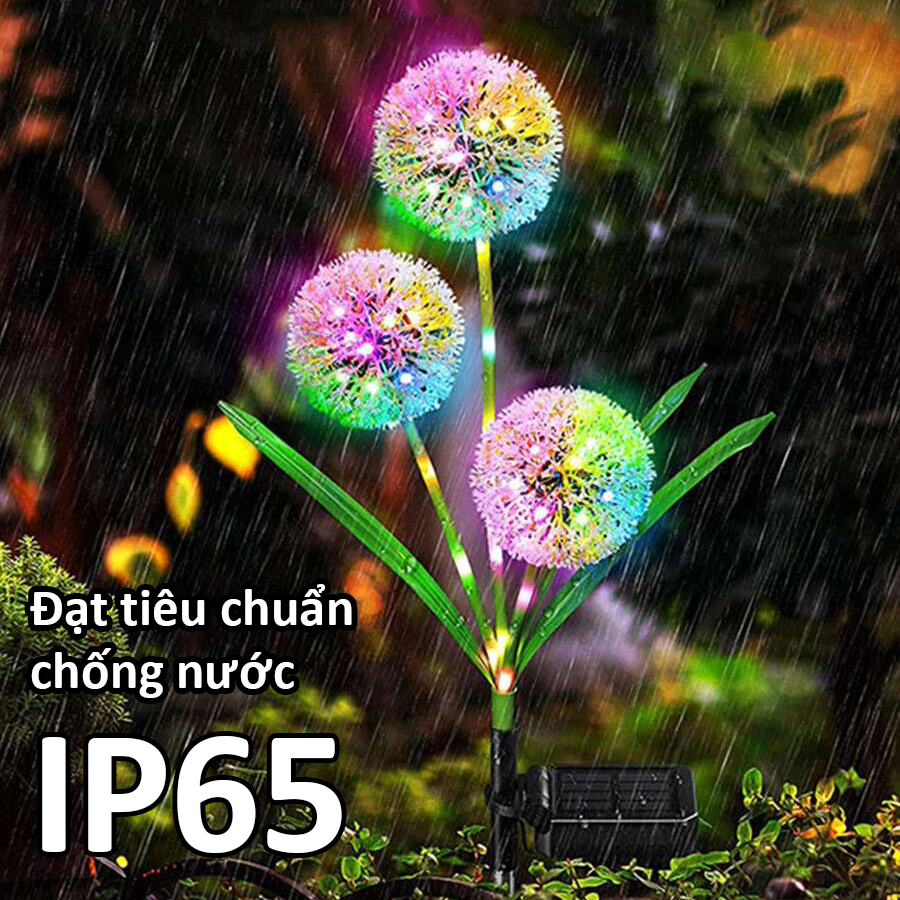 Đèn Trang Trí Năng Lượng Mặt Trời Bồ Công Anh, Sử Dụng Năng Lượng Tự Nhiên, Trang Trí Sân Vườn - DA3000