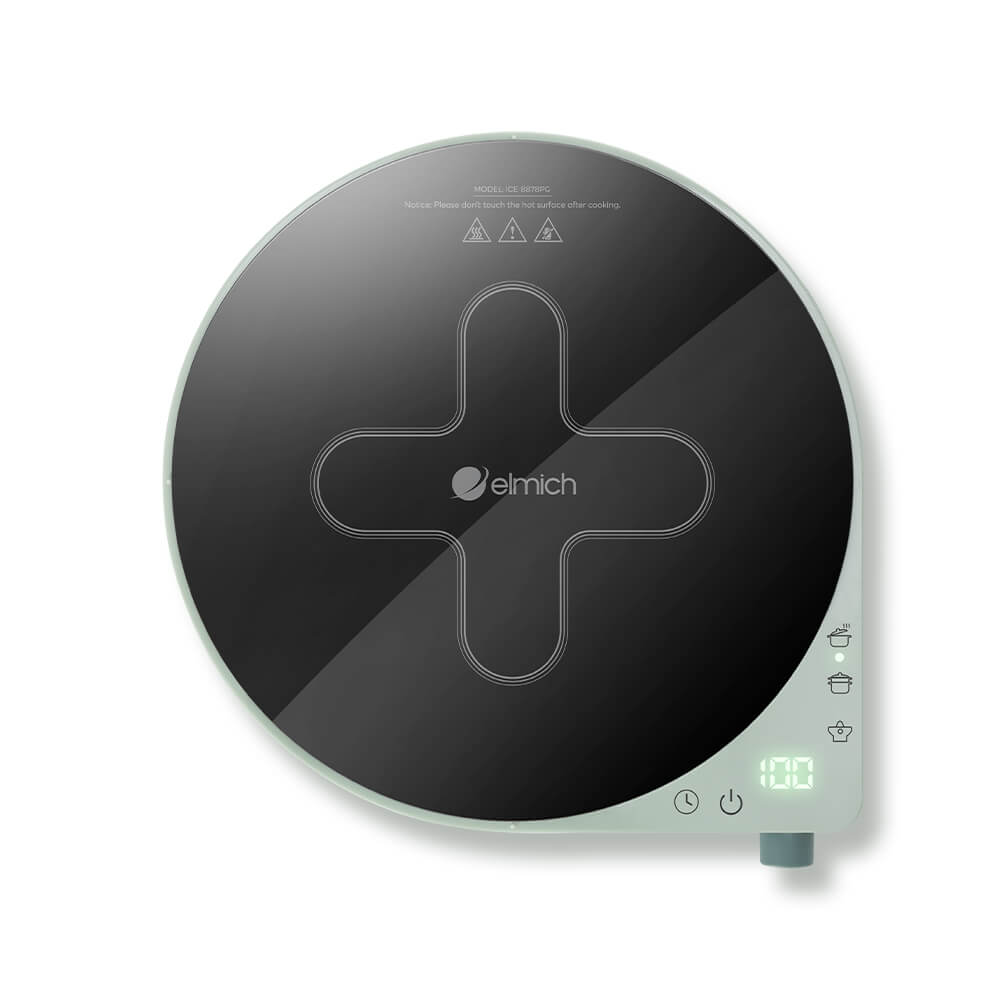 Bếp Điện Từ Đơn Elmich ICE-8878 1800W, Hàng Chính Hãng, Mặt Kính Ceramic - JoyMall