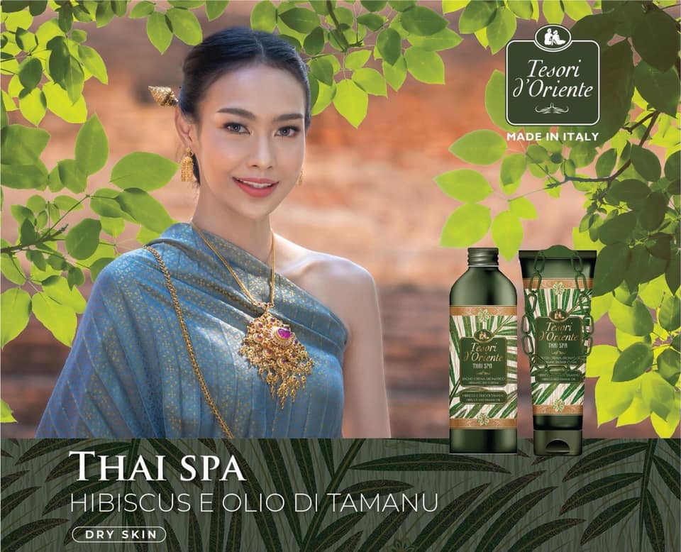 Sữa tắm nước hoa Tesori d'Oriente Thai Spa 500ml tặng móc khóa