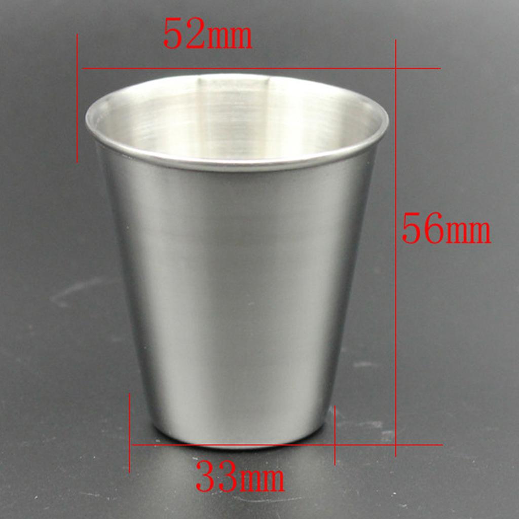 Mini Stainless Steel Wine Whisky Cup Mug 70ml/2oz Hip Flask Accessories