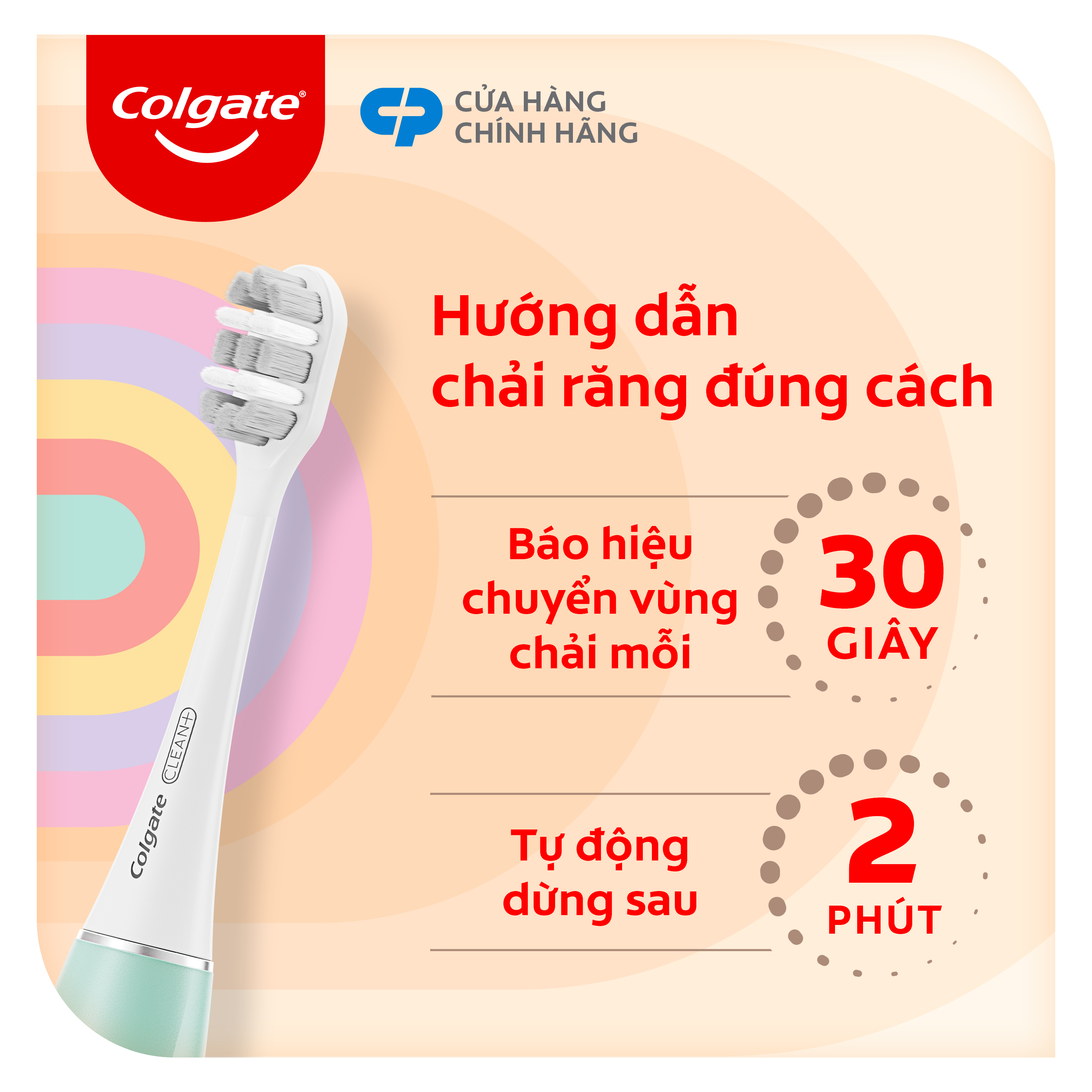 Bàn chải điện Colgate PULSE công nghệ sóng âm, sạch mảng bám gấp 5 lần, pin 60 ngày