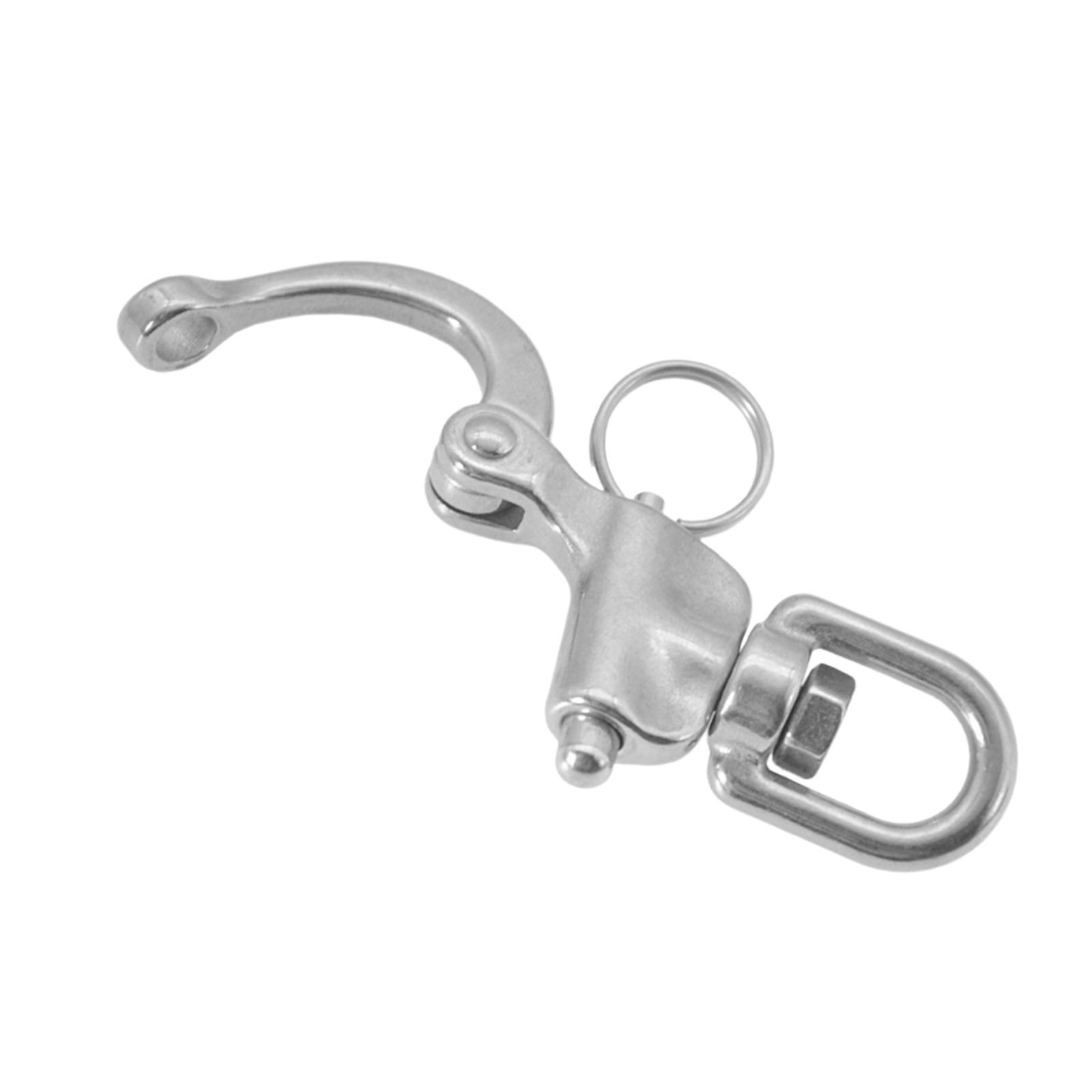 Swivel Eye Snap Shackles Boat Stainless Steel Locking Rigging Spinnaker