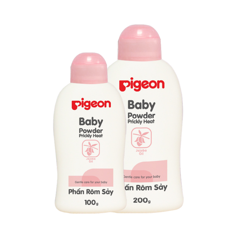 Phấn rôm sẩy Pigeon nắp màu 100g/200g