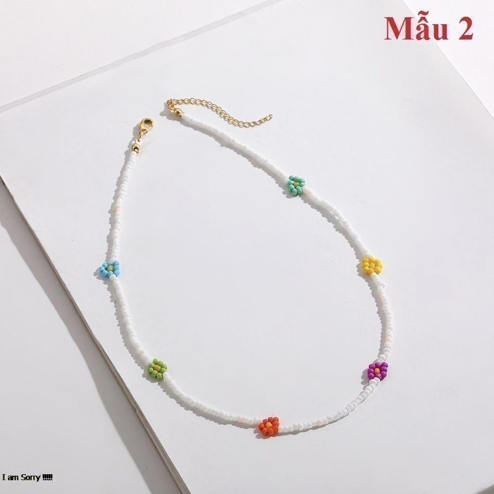 Dây Chuyền Nữ Chuỗi Hạt Màu Trắng Cực Đẹp Phong Cách Hàn Quốc- DCNUQC02