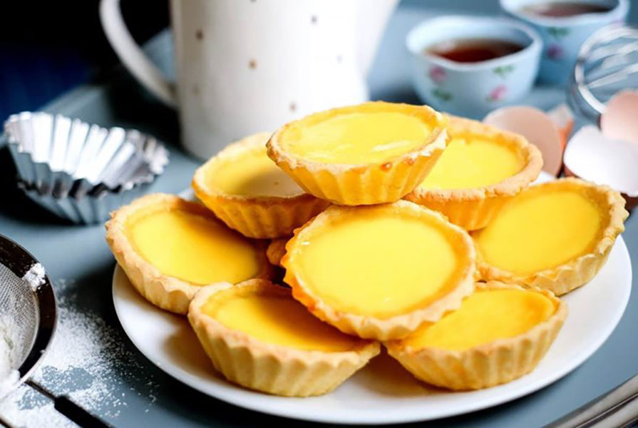 Combo 10 Khuôn Làm Bánh Tart Bánh Bò ( 3 Kích Thước ) Kiểu Dáng Hoa Truyền Thống