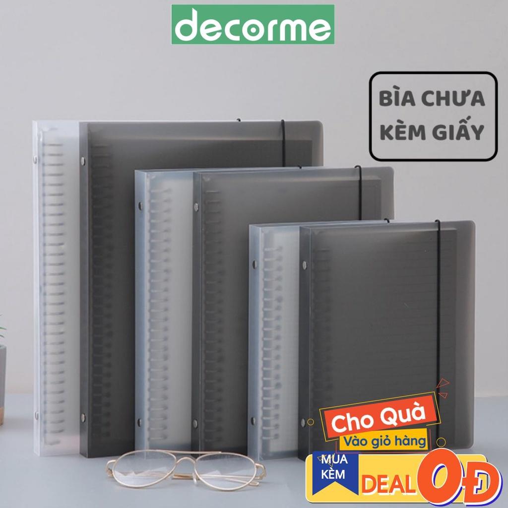 Bìa Sổ C.ò.n.g sắt A4 B5 A5 20 26 30 lỗ có thể thay thế giấy làm planner b.ul.let jo.u.r.nal