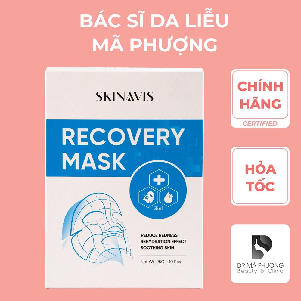 Mặt nạ cấp ẩm phục hồi skinavis Xanh Recovery Mask - Phục hồi hư tổn - Giúp da chắc khỏe