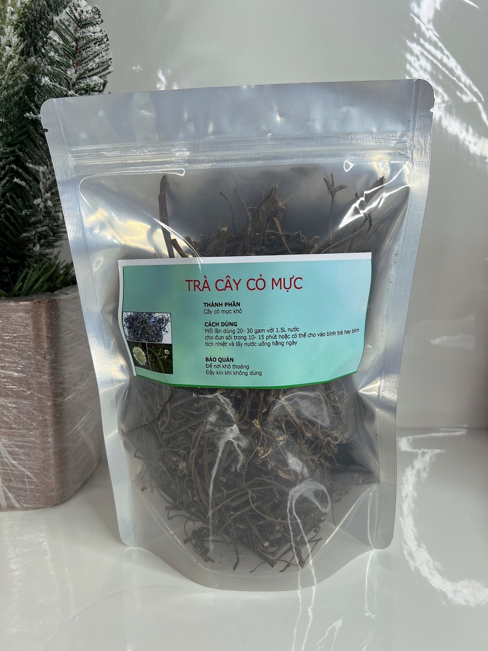 Trà cây nhọ nồi - Cây cỏ mực ( Cây cỏ mực khô 1kg) - Sản phẩm hữu cơ tự nhiên 