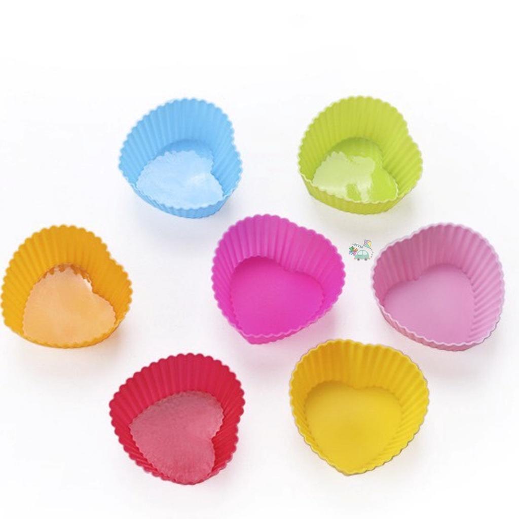 Khuôn cupcake, muffin, Khuôn silicon làm bánh