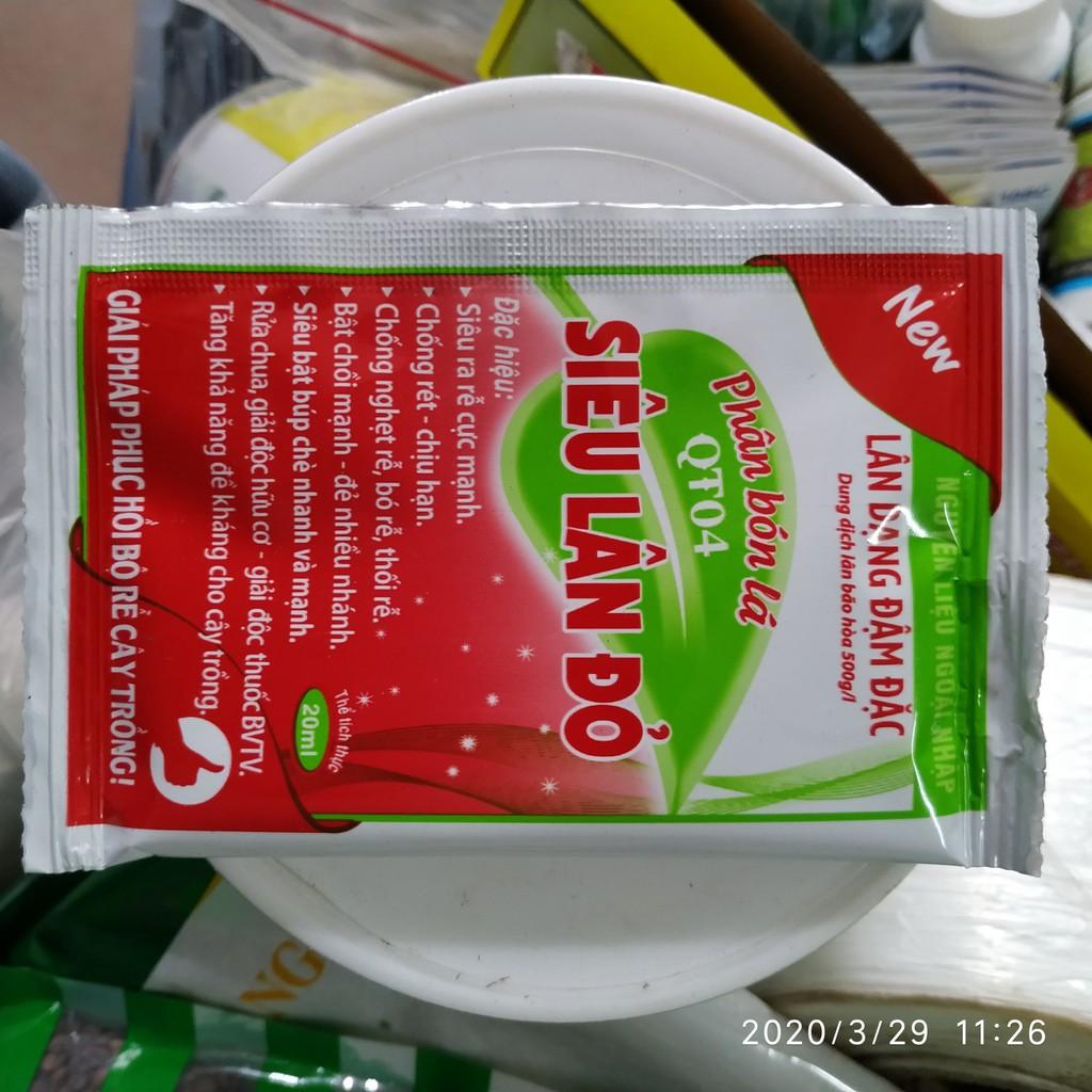 Phân bón lá Siêu lân đỏ- Siêu ra rễ cực mạnh