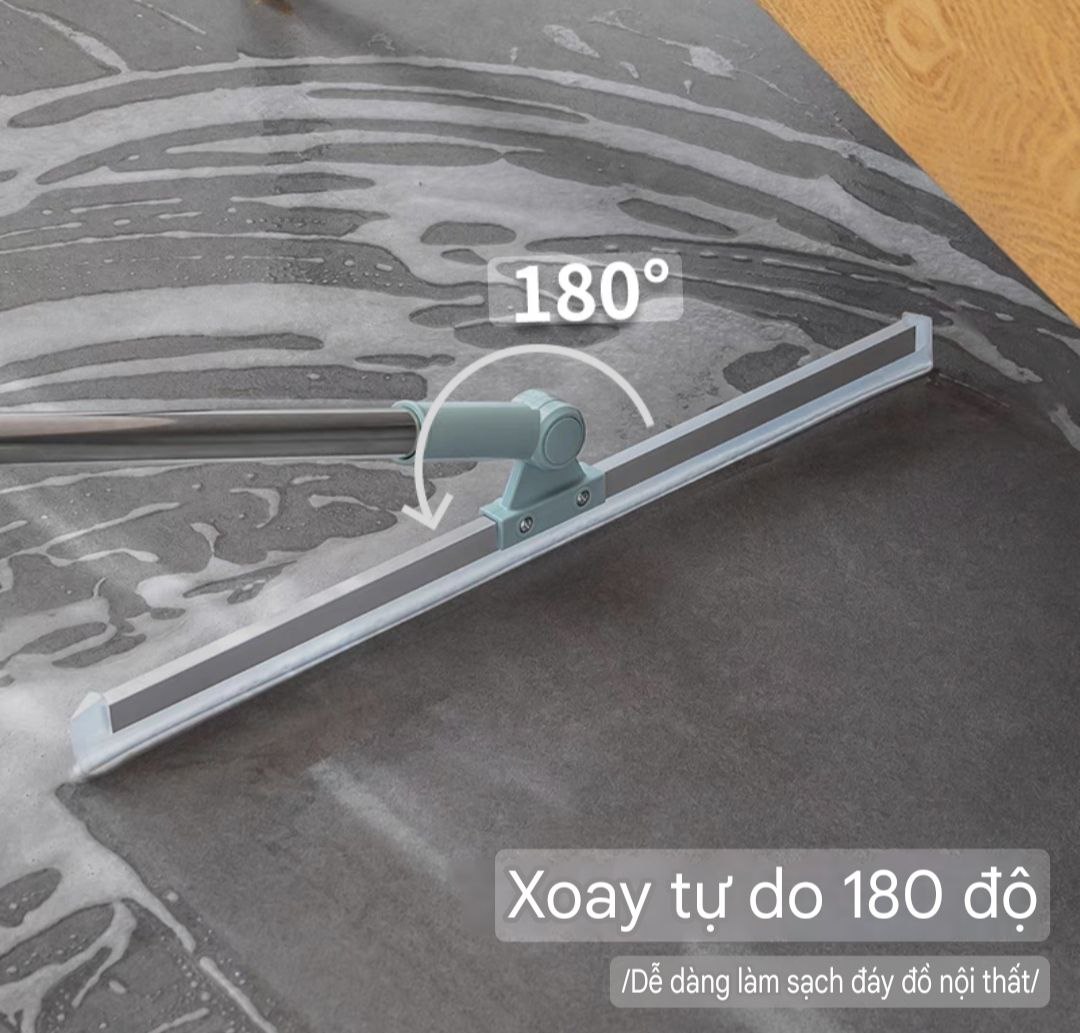 CÂY GẠT SÀN GẠT KÍNH SILICON 50CM CÁN DÀI ĐIỀU CHỈNH NGẮN DÀI CÂY GẠT SÀN GẠT KÍNH SIÊU SẠCH 2 IN 1