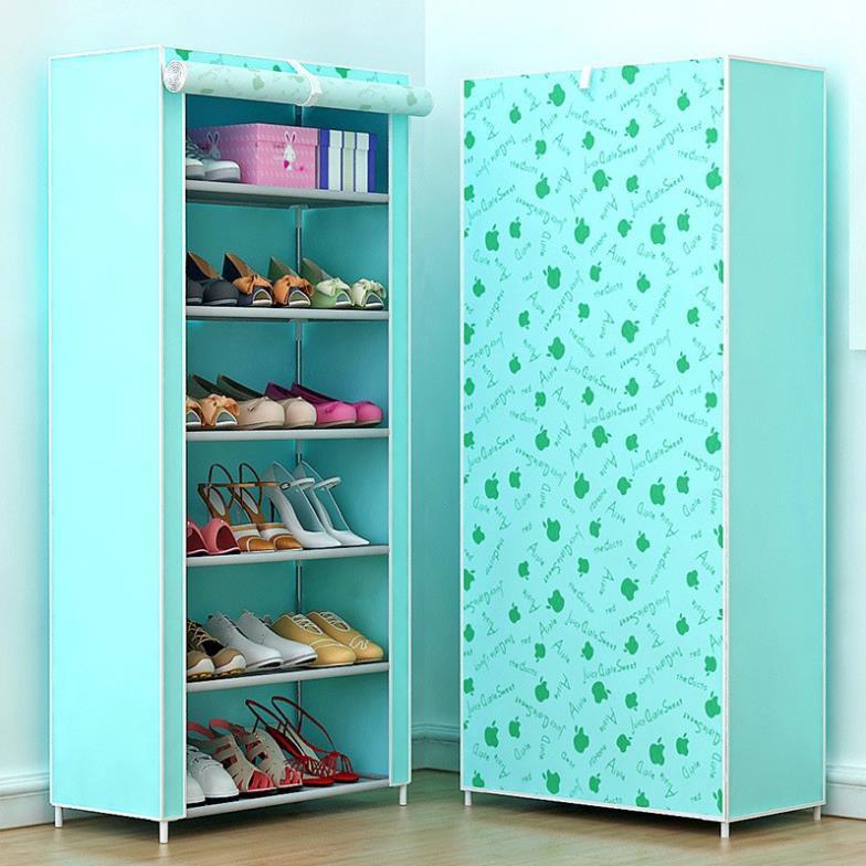 Kệ giày 7 tầng 3d họa tiết hoa xinh xắn
