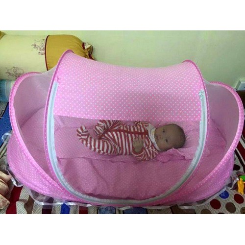 Màn chụp chống muỗi có nhạc cho bé