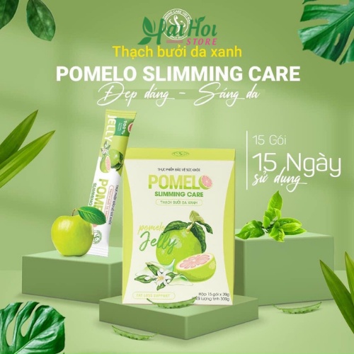 Combo Bộ Ủ Nóng Tan Mỡ SLIMMING BODY 2 CẢI TIẾN hỗ trợ giảm mỡ bụng đùi và Thạch bưởi da xanh Pomelo Slimming Care hỗ trợ giảm cân an toàn ( Tặng kèm ví da bò )