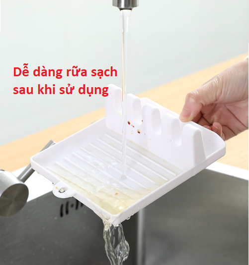 Miếng gác muỗng đũa đa năng, giá kê đũa đảm bảo vệ sinh trong quá trình nấu bếp. Dụng cụ tiện ích cho bếp nhà bạn