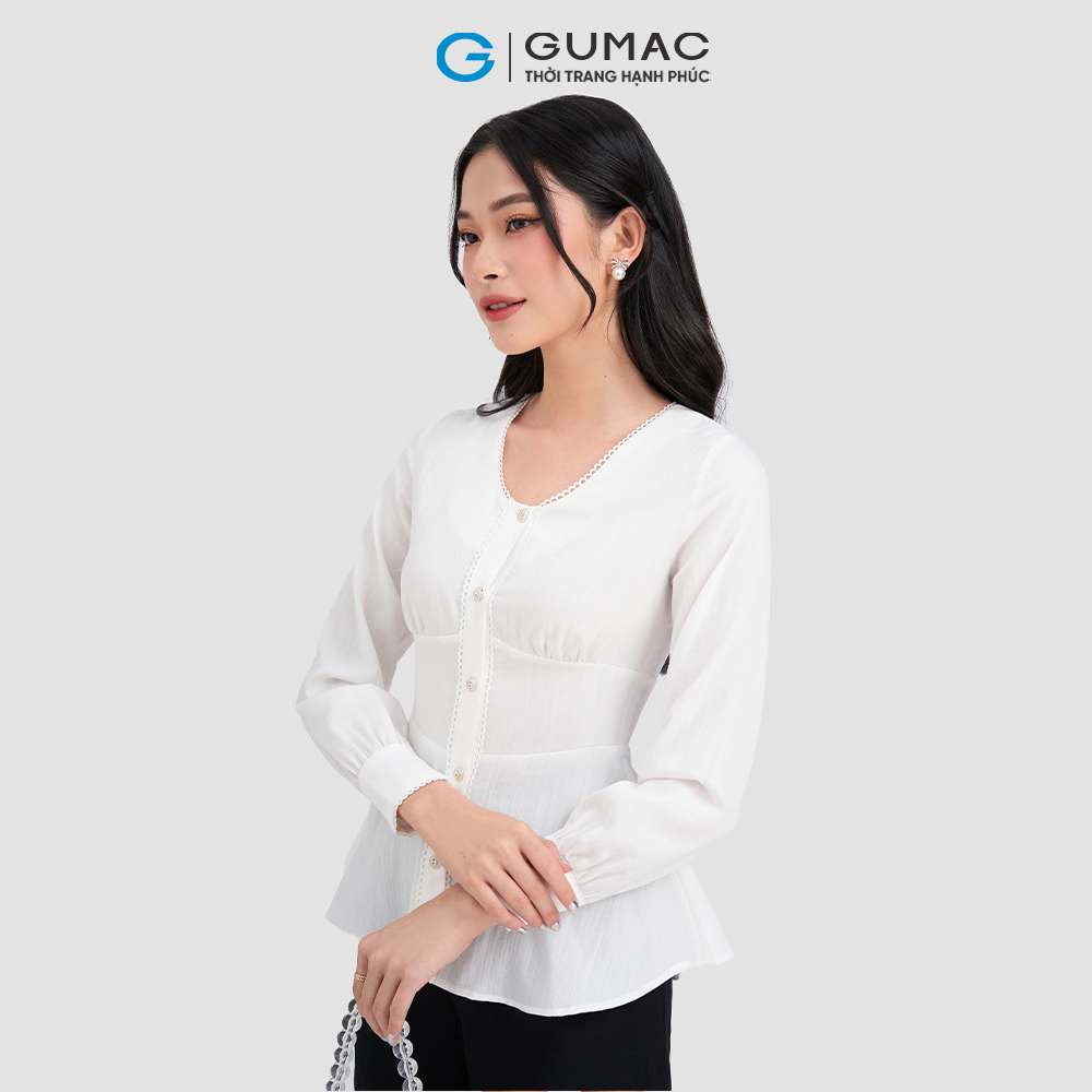 Áo kiểu peplum GUMAC AD03008