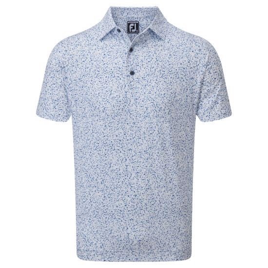 Áo Polo Golf Nam Footjoy FJ Granite Print Lisle, Self Collar - 87106/Sự lựa chọn tuyệt vời cho những quý ông đam mê Golf