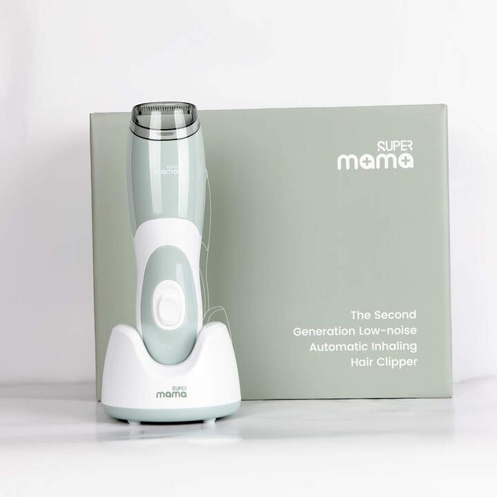 Tông đơ cắt tóc cho bé nhãn hiệu Super Mama SM3689 lưỡi ceraramic cao cấp - Hàng Nhập Khẩu