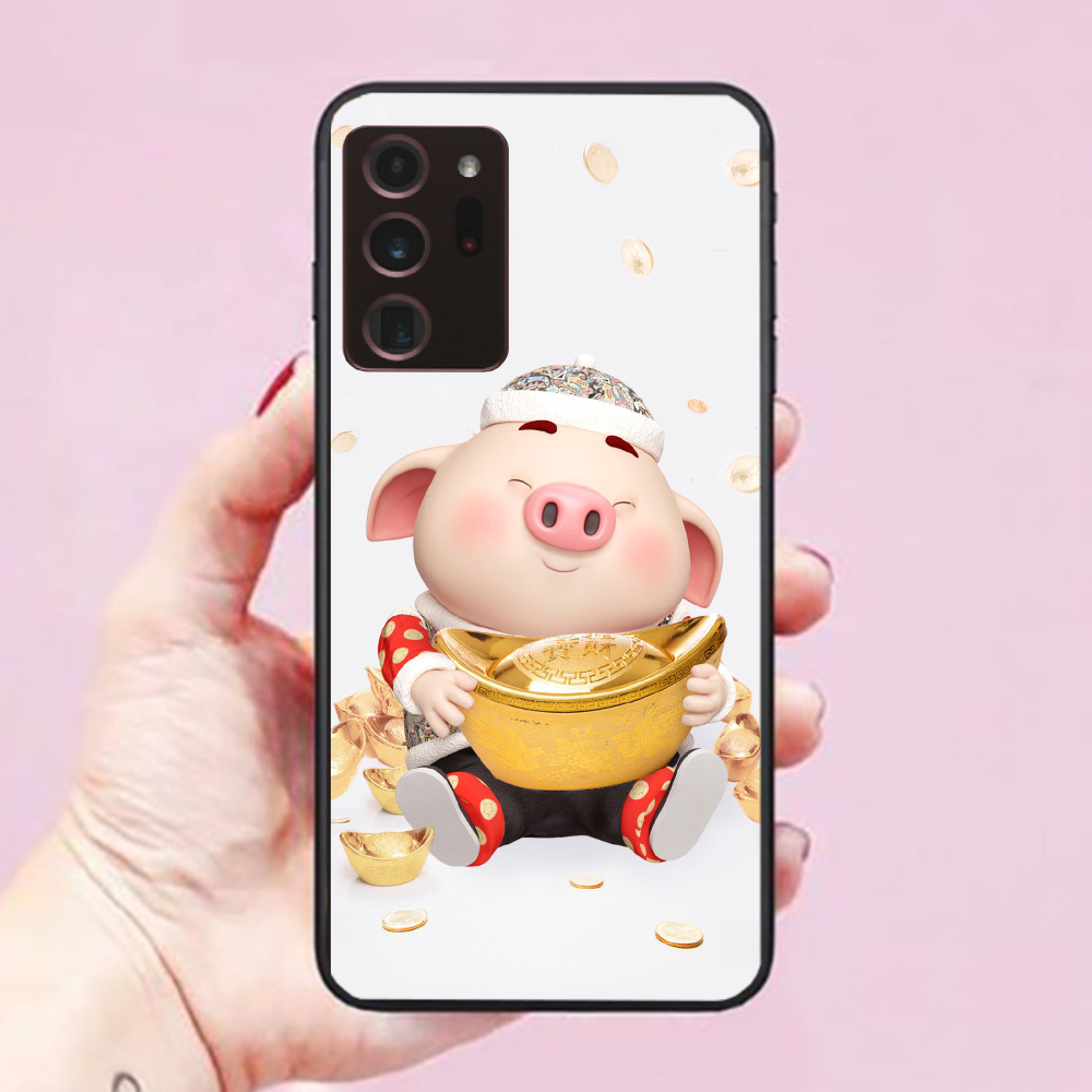 Ốp lưng dành cho điện thoại Samsung Galaxy Note 20 Ultra-5G Hình Heo Hồng Cute