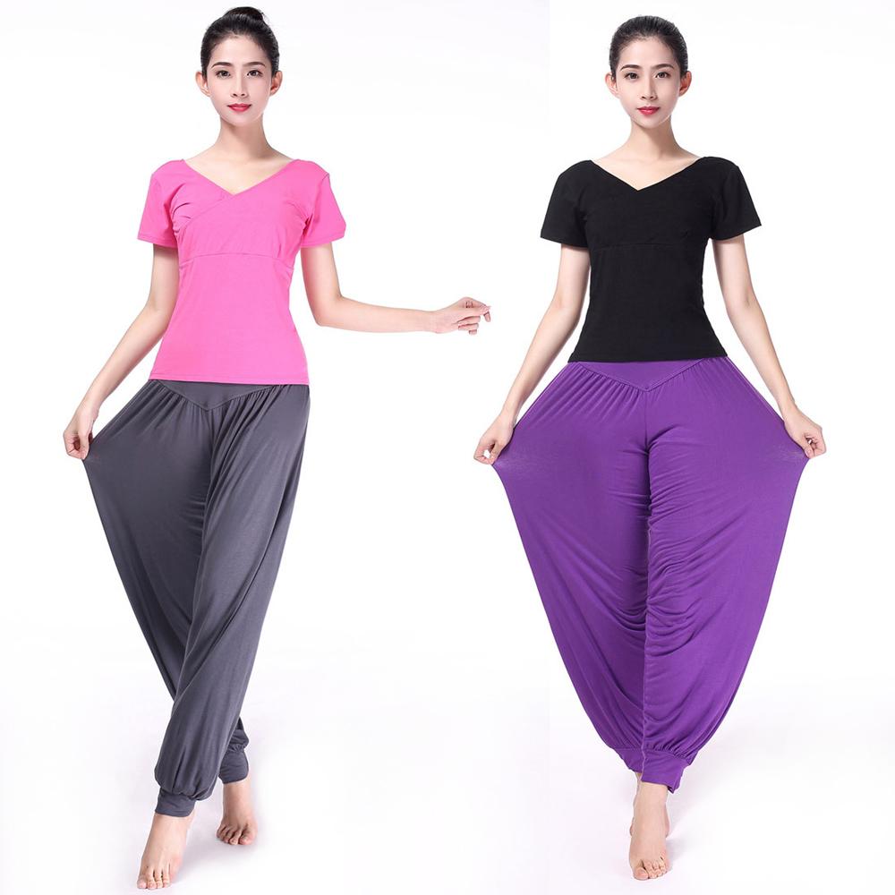Phụ Nữ Mới Dáng Rộng Quần Tập Yoga Quần Tây Baggy Jumpsuit Hậu Cung Quần Cao Cấp Quần Thể Thao