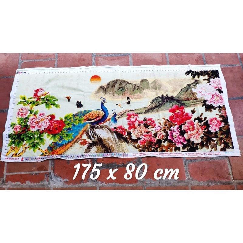 Tranh Thêu Chữ Thập Mẫu Công Phu Thê Viên Mãn Gia Hoà Vạn Sự Hưng 32