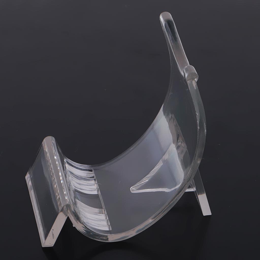40pcs High Quality Translucent Clear   Collectors Display Case Bracket