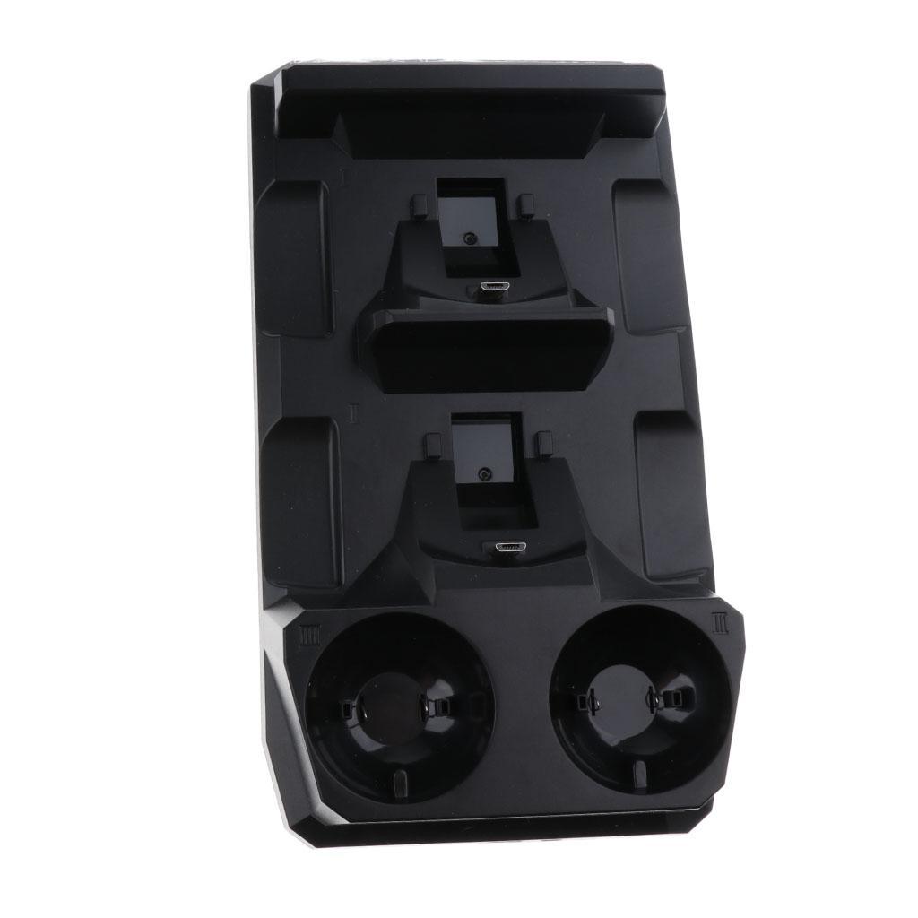 4 In1 Controller Charger, Dual USB Charging Station Charger