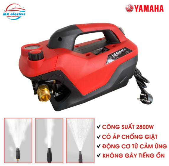 MÁY RỬA XE CAO ÁP, MÁY RỬA XE GIA ĐÌNH MINI–YAMAHA 3800W- có chỉnh áp