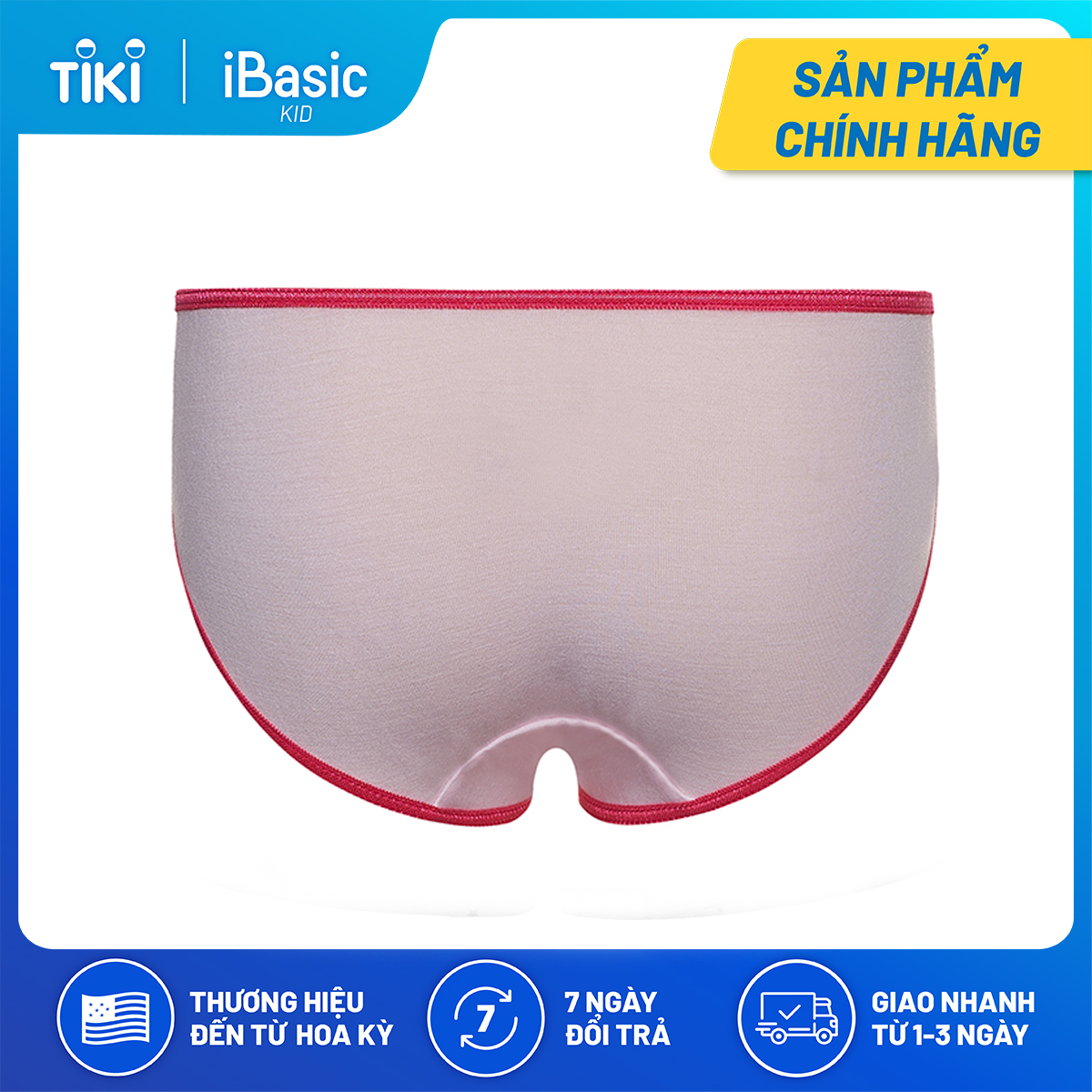 Quần lót bé gái bikini cotton iBasic KG001