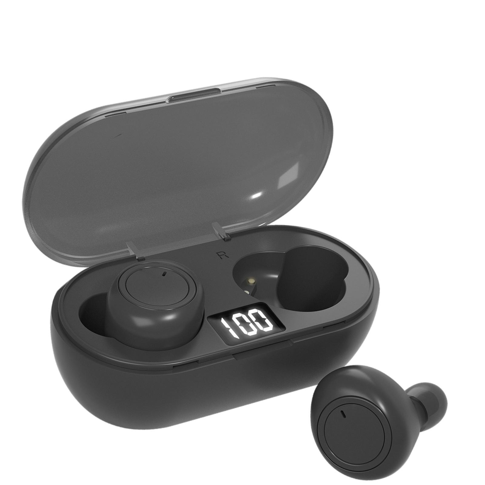 Amagogo Earphones with Charging Case In-Ear for Cellphone Tablet Travel Gifts