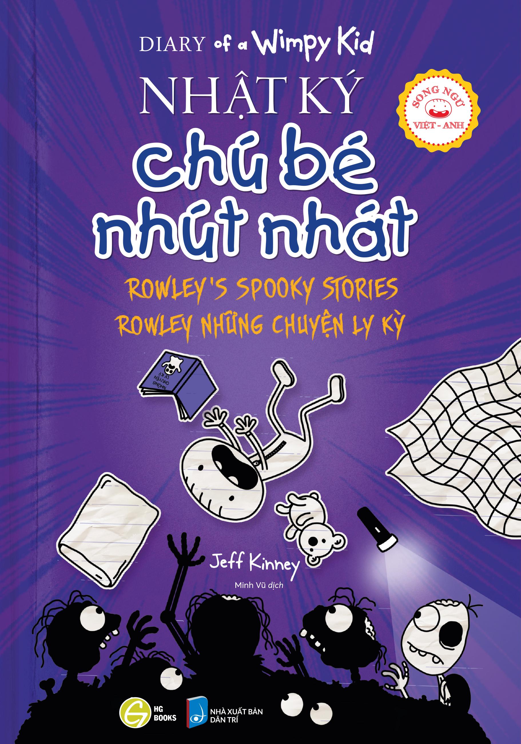 Sách - Diary Of A Wimpy Kid - Nhật Ký Chú Bé Nhút Nhát - Tập 3.1 - Rowley's Spooky Stories - Rowleys Những Chuyện Ly Kỳ - Song Ngữ Việt-Anh