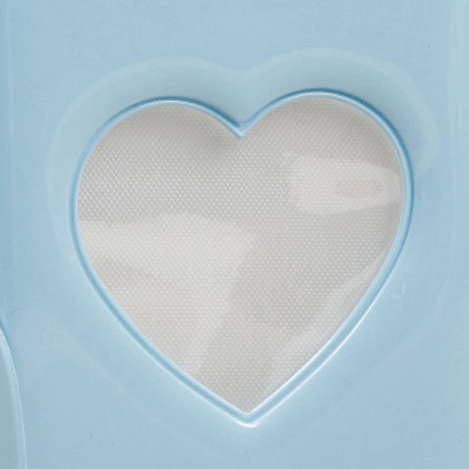 2Pieces Cute 3 inch Photo Card Holder with Love Heart Pendant Mini Album