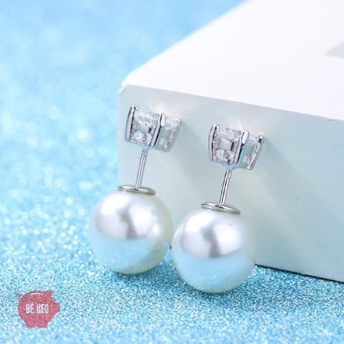 Bông tai ngọc nhân tạo đá nhân tạo BHBT120