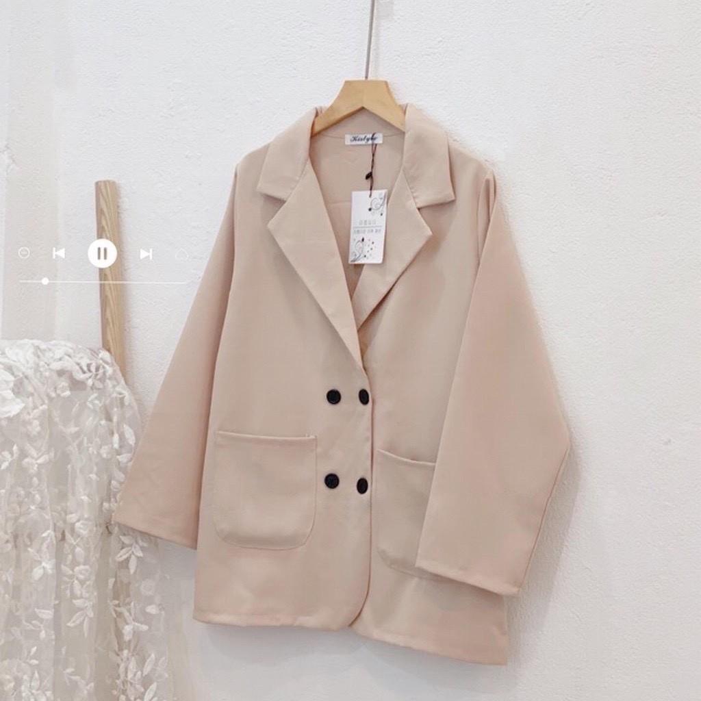 ÁO BLAZER KẺ HÀN QUỐC