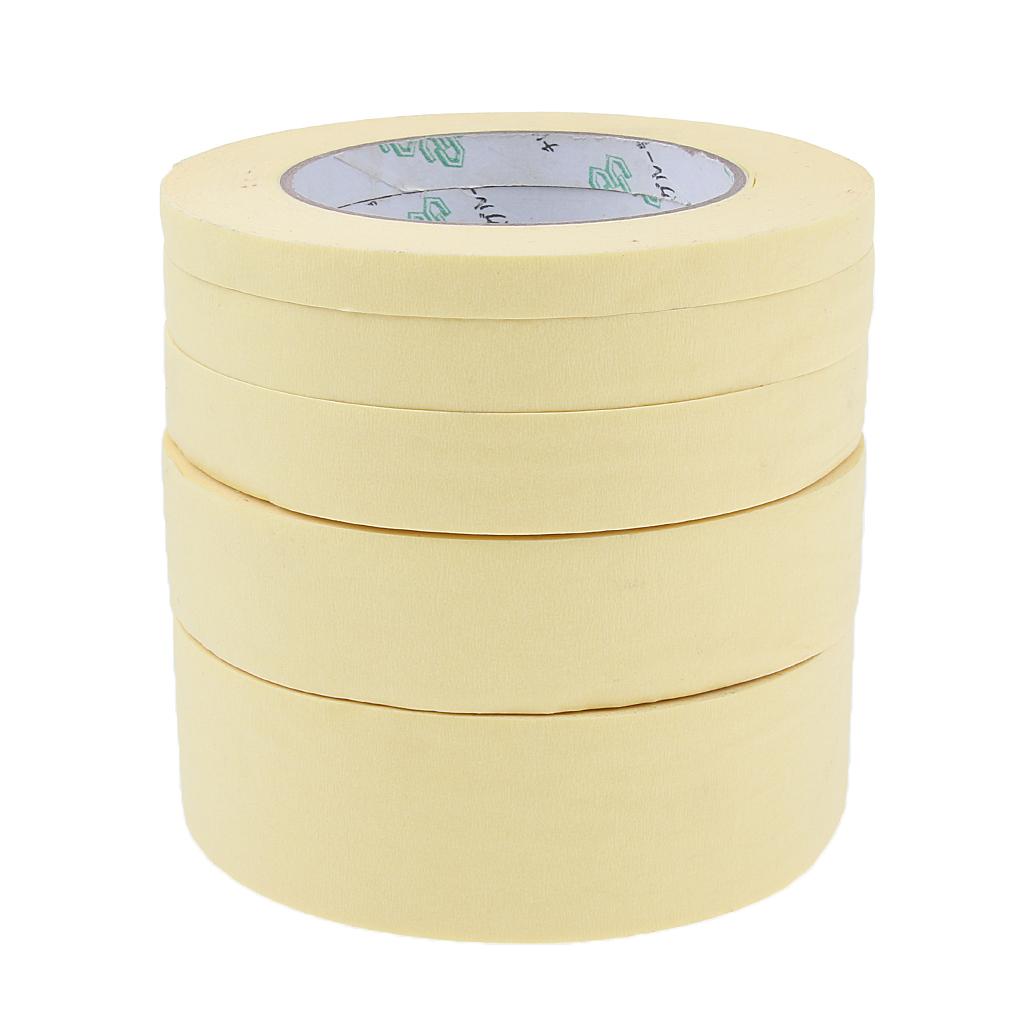 Width 10 to 40mm 1 Piece High Temperature Resistance Painters Masking Paper Tape Heat Crepe Papers For 3D Printer Kit Spare Part Accessory