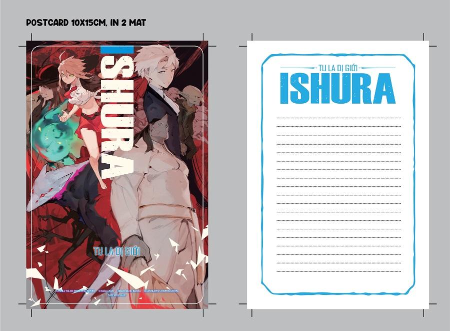 Sách - Ishura - Tu La Dị Giới - Tập 3 - Sự Câm Lặng Chết Chóc - Tặng Kèm Postcard + Thẻ Card Phủ Nhũ
