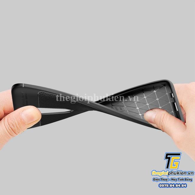 Ốp lưng silicon vân da Auto Focus Xiaomi Redmi K30