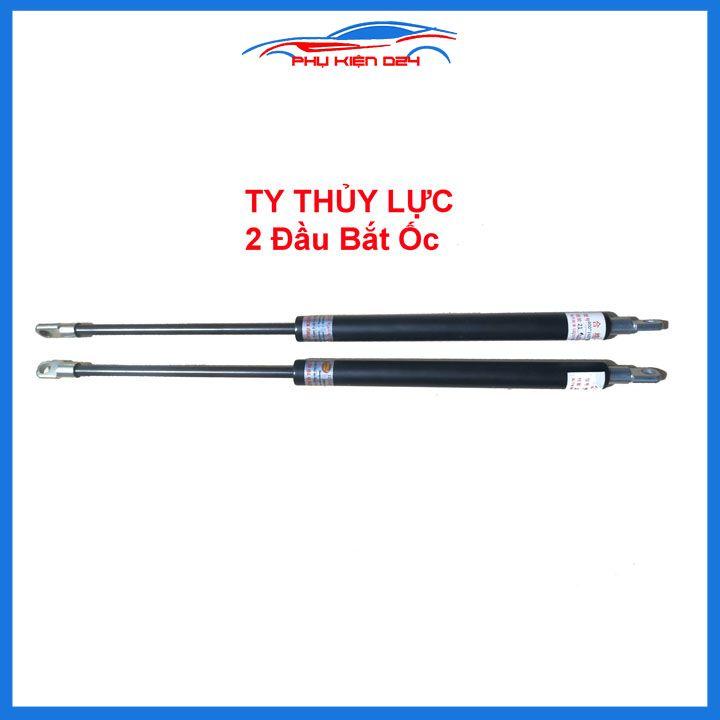 Bộ 2 ty thủy lực, ty đẩy, ben hơi nâng hạ capo cốp sau ô tô chịu tải 200N-20kg dài 20cm