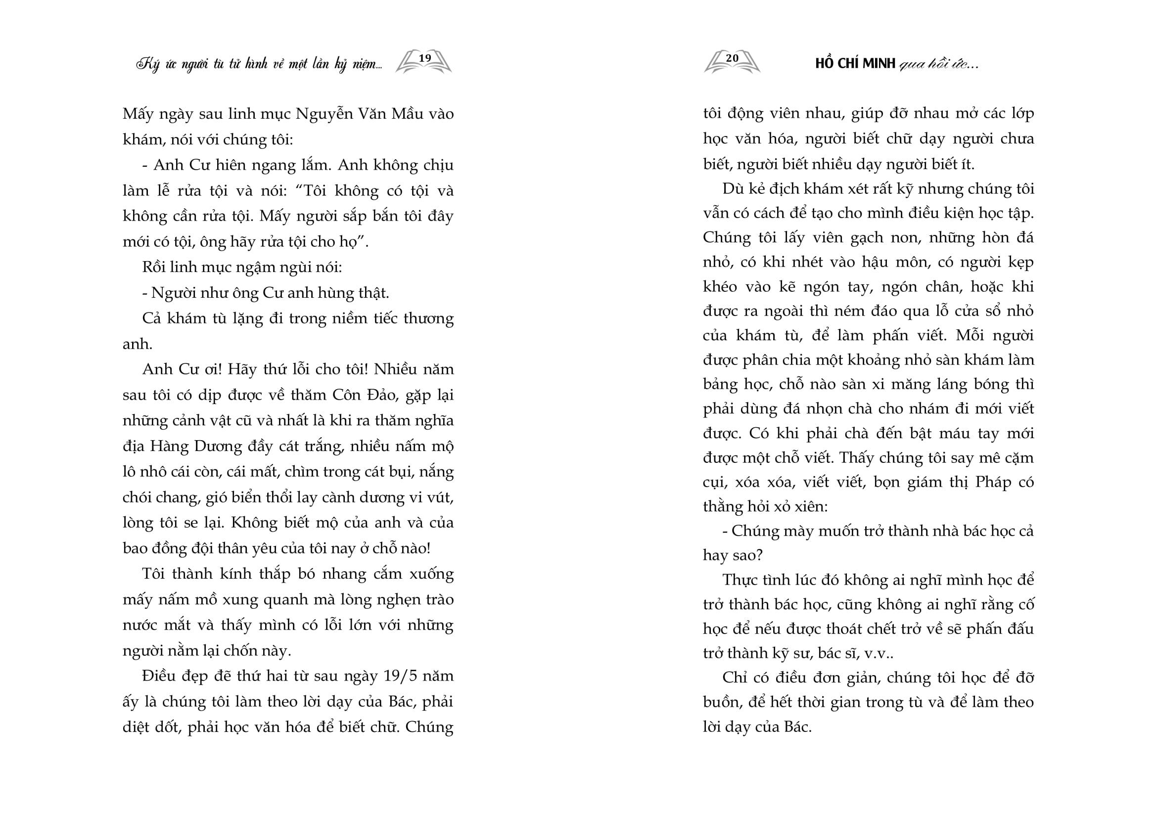 Sách - Hồ Chí Minh Qua Hồi Ức Của Những Cựu Tù Chính Trị Côn Đảo