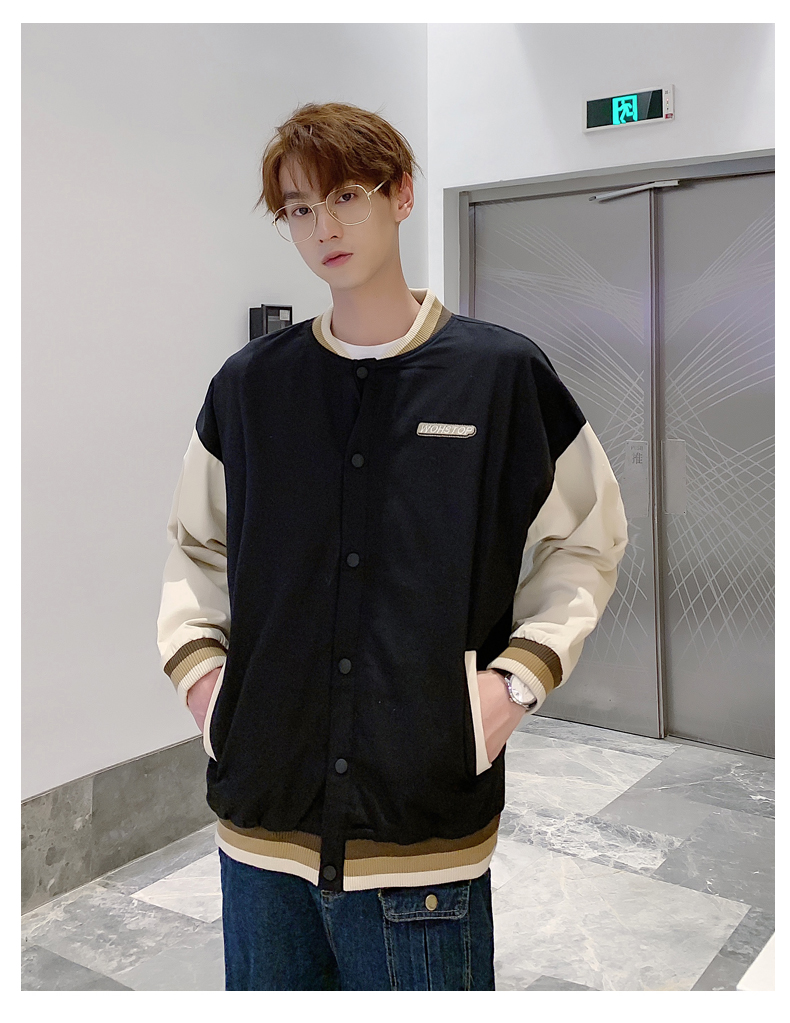 Hình ảnh ÁO KHOÁC CARDIGAN WASNOTP ULZZANG PHỐI MÀU CHẤT KAKI HOT