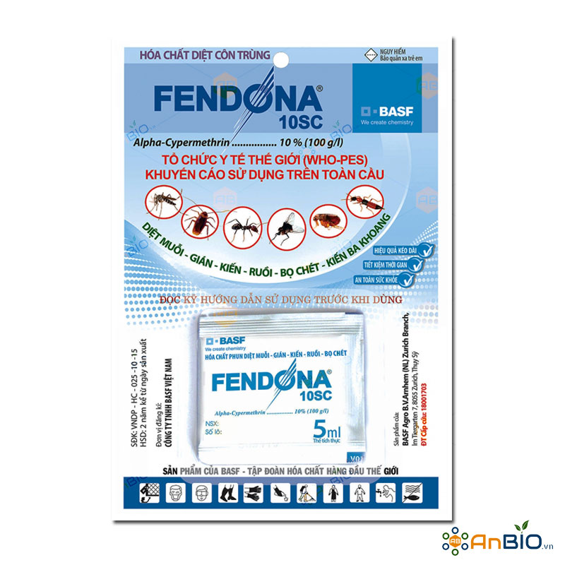 HOÁ CHẤT DIỆT CÔN TRÙNG FENDONA 10SC Gói 5ml