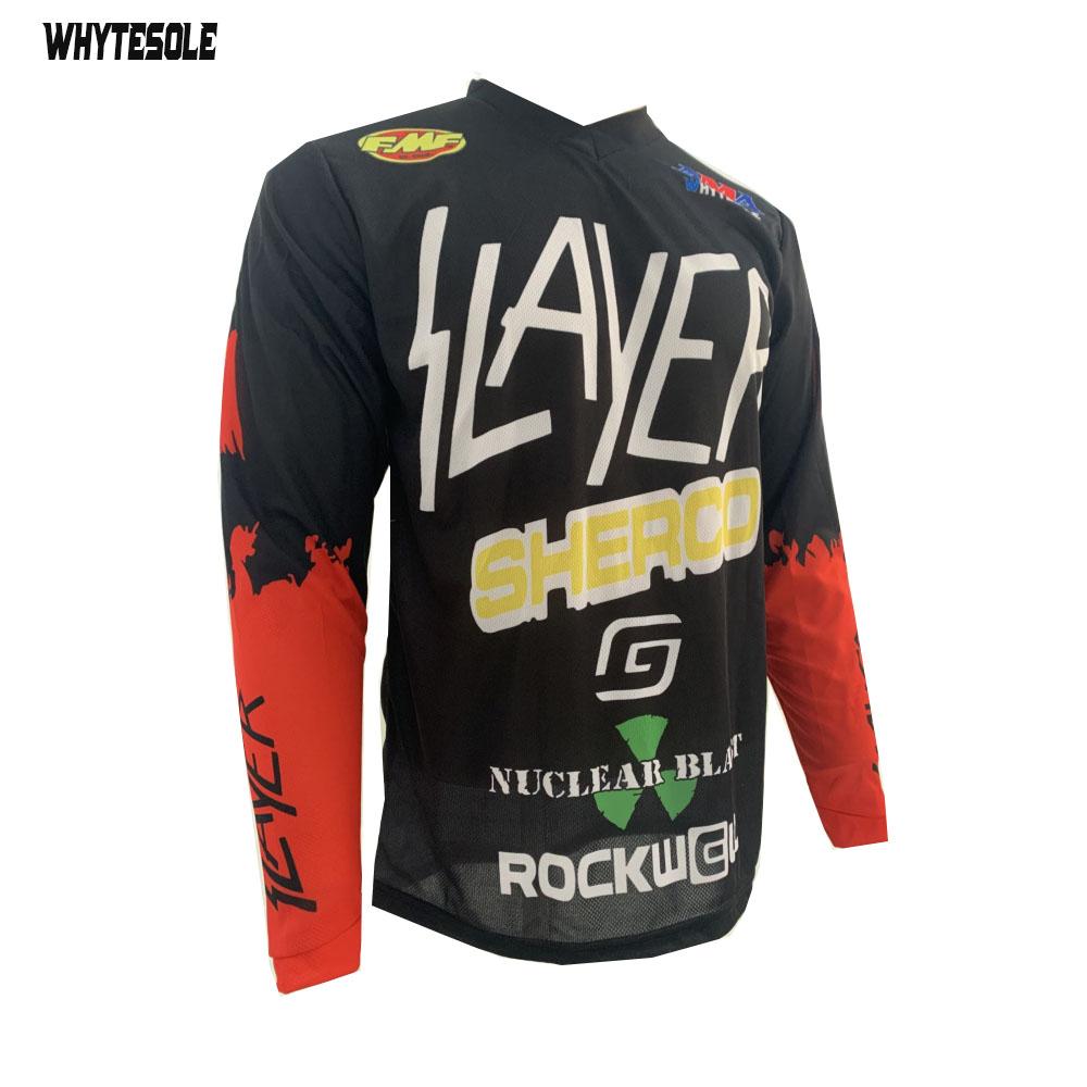 Moto Enduro Motocross Jersey Mtb Xuống Dốc Jersey Đi Xe Đạp Xe Đạp Áo DH Maillot Ciclismo Hombre Nhanh Khô Jersey Color: Ivory Size: XXL