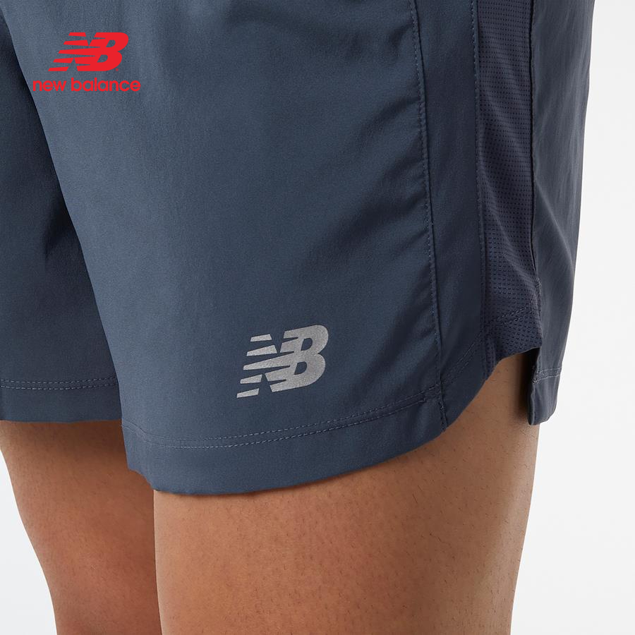 Quần ngắn thể thao nam New Balance Running Shorts M Thunder - AMS23228THN (form châu á)