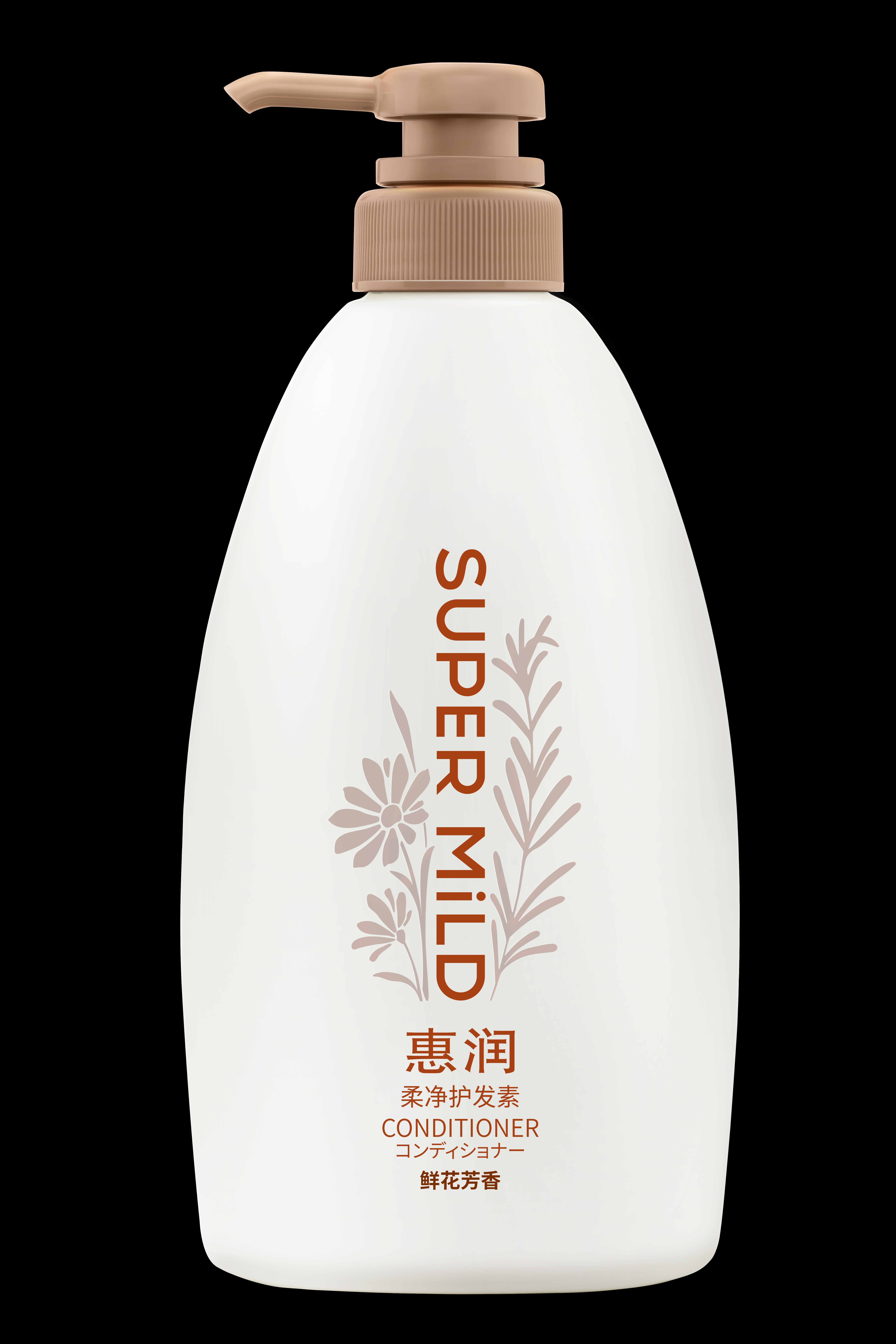 Dầu xả dịu nhẹ hương hoa tinh tế 600 ml (super mild conditioner f 600ml)