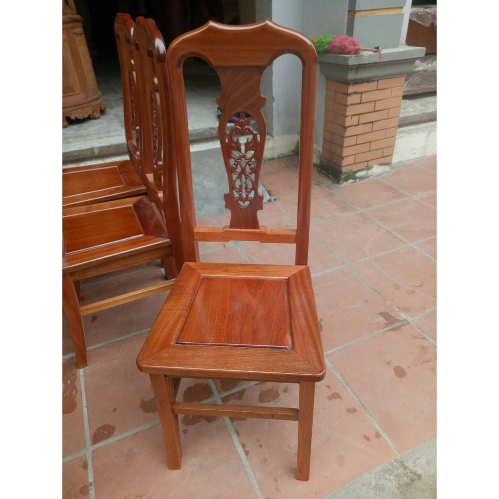 Bộ bàn ghế phòng ăn - gỗ xoan đào