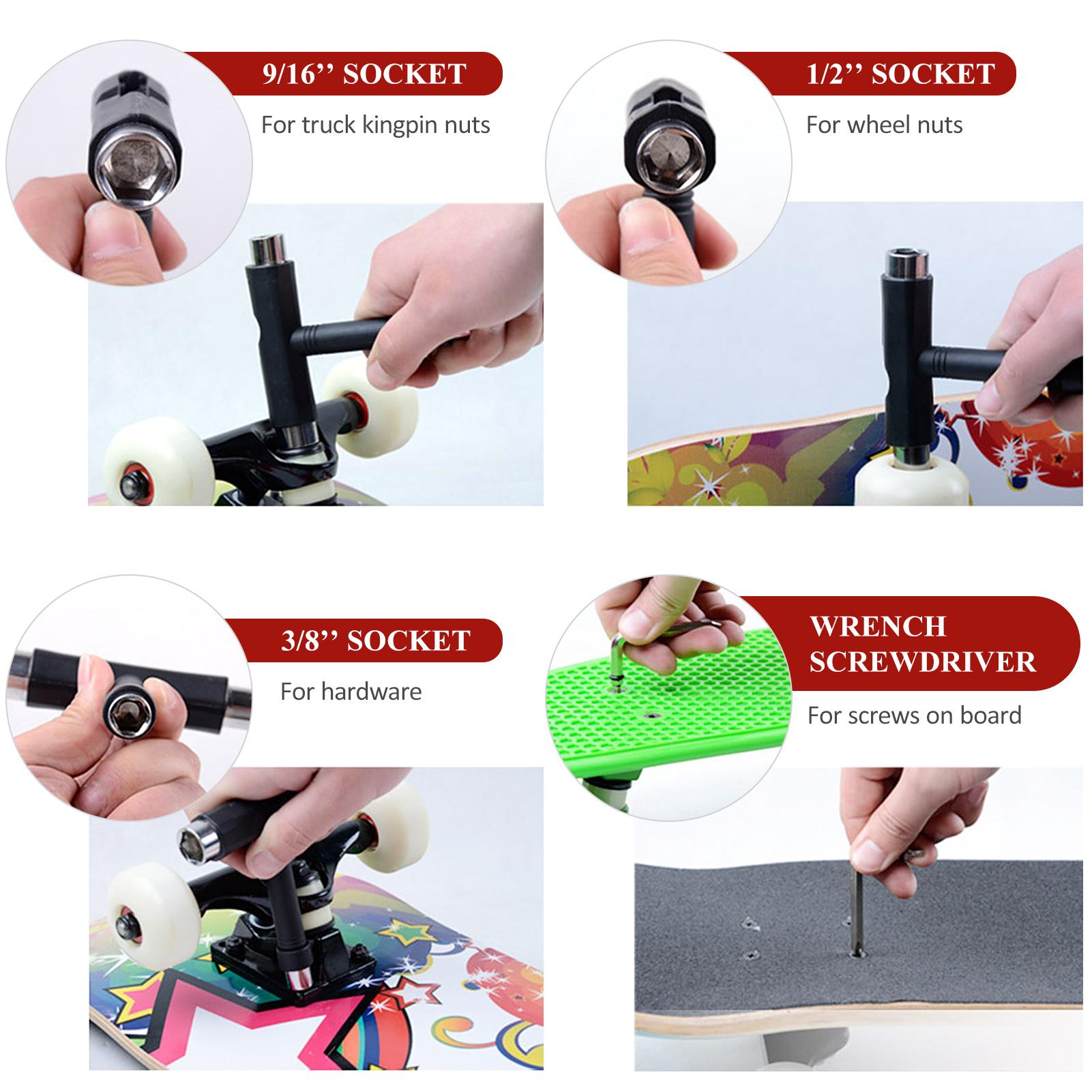 Bộ Phụ Kiện Đầy Đủ Chơi Ván Trượt