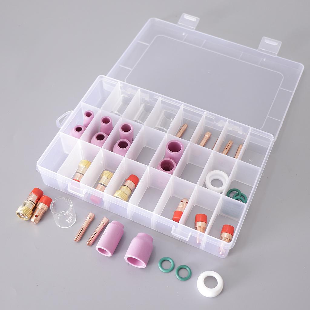 40 Pieces Consumables Assembly Kit For WP17 18 26 TIG Welding Torch