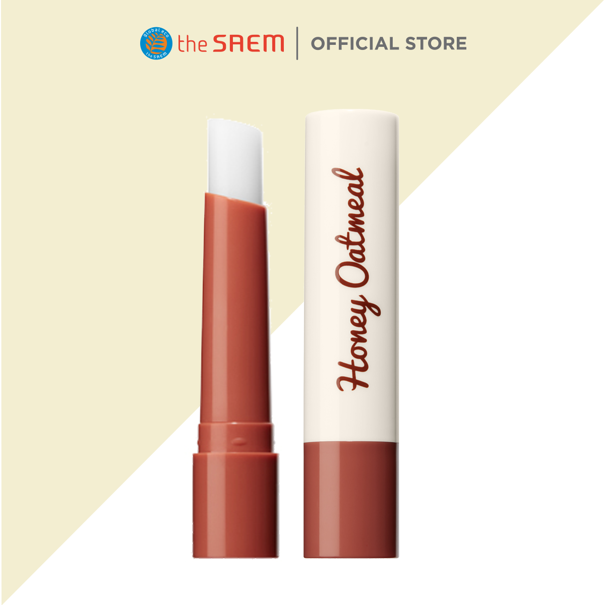 Son Dưỡng Môi Không Màu the SAEM Honey Oatmeal Melting Lip Balm 2g