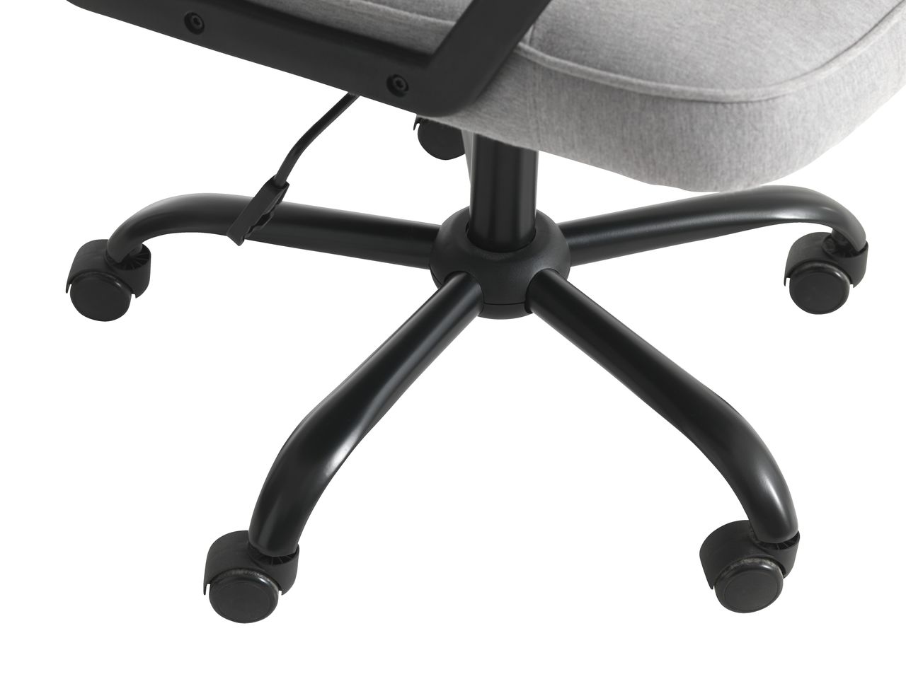 Ghế làm việc | JYSK Skodsborg | vải polyester | xám | R66xS68xC113/123cm